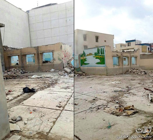salasnews-تخریب مدرسه شهید شعبانی ثلاث (۲)-۰۲