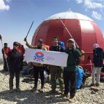 صعود افتخار آفرین کوهنوردان پتروشیمی جم به قله ۳۹۶۴ متری توچال