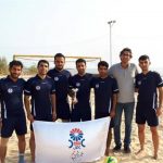 کسب مقام سوم تیم فوتبال ساحلی پتروشیمی جم در مسابقات منطقه پارس