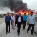 آتش سوزی انبار ضایعات چند فاز پارس جنوبی در شهرستان کنگان مهار شد