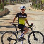 حضور دوچرخه سوارکنگانی در مسابقه تایم تریل کوهستان استان فارس