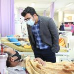 بازدید سرپرست بیمارستان امام خمینی(ره) کنگان از بخش دیالیز